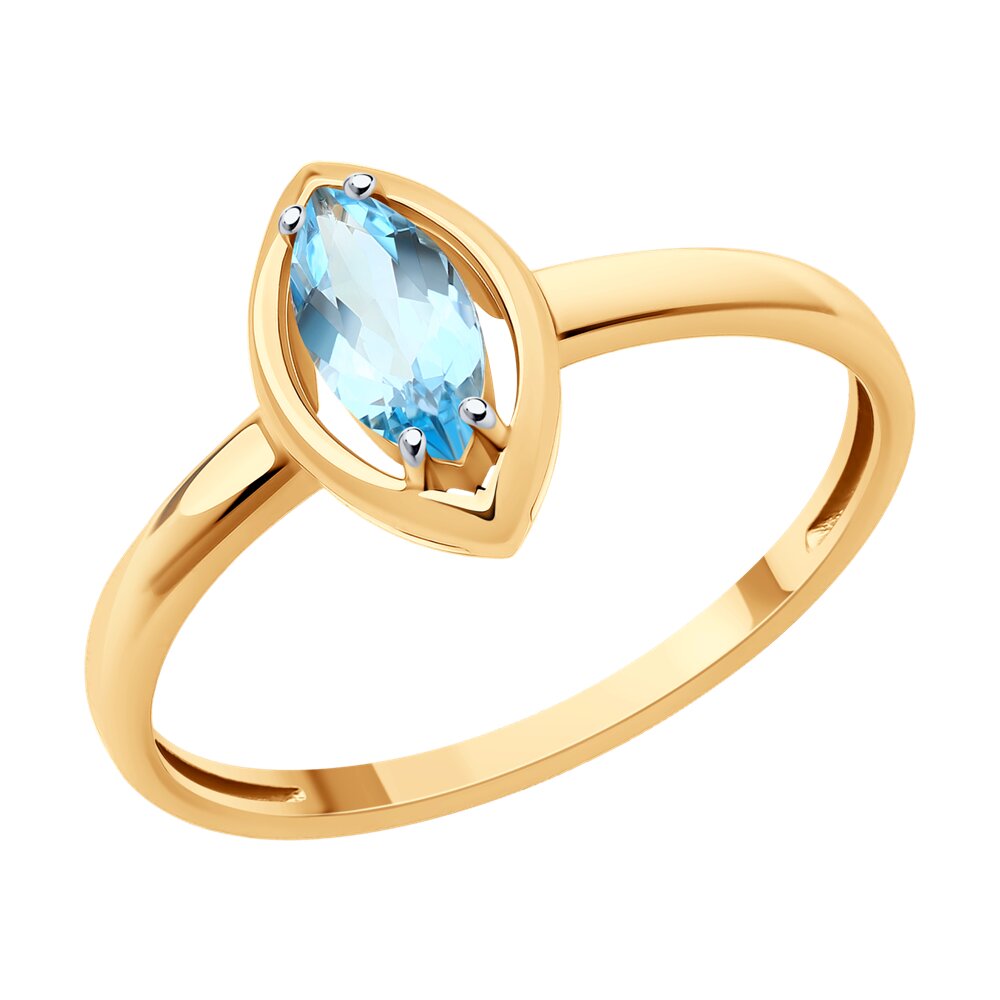 

Кольцо из золота р. , Diamant 51-310-02110-1, топаз, 51-310-02110-1