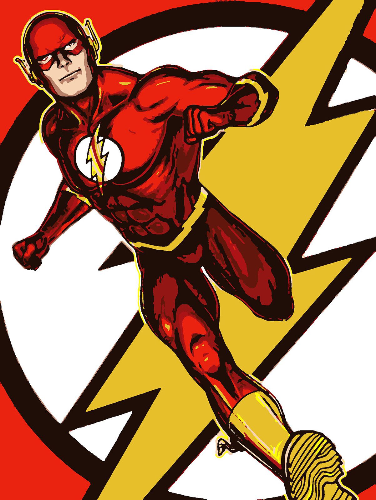 

Картина по номерам Красиво Красим Флэш DC, 50 х 60 см, Флэш DC