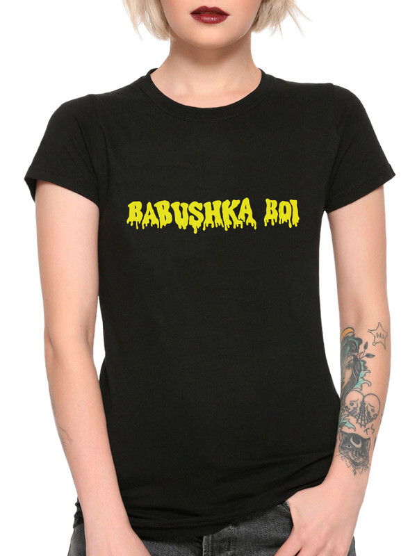 фото Футболка женская design heroes asap rocky - babushka boi черная xs