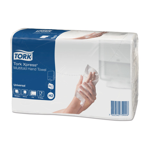 фото Полотенца бумажные tork xpress universal двухслойные белые 190 шт.