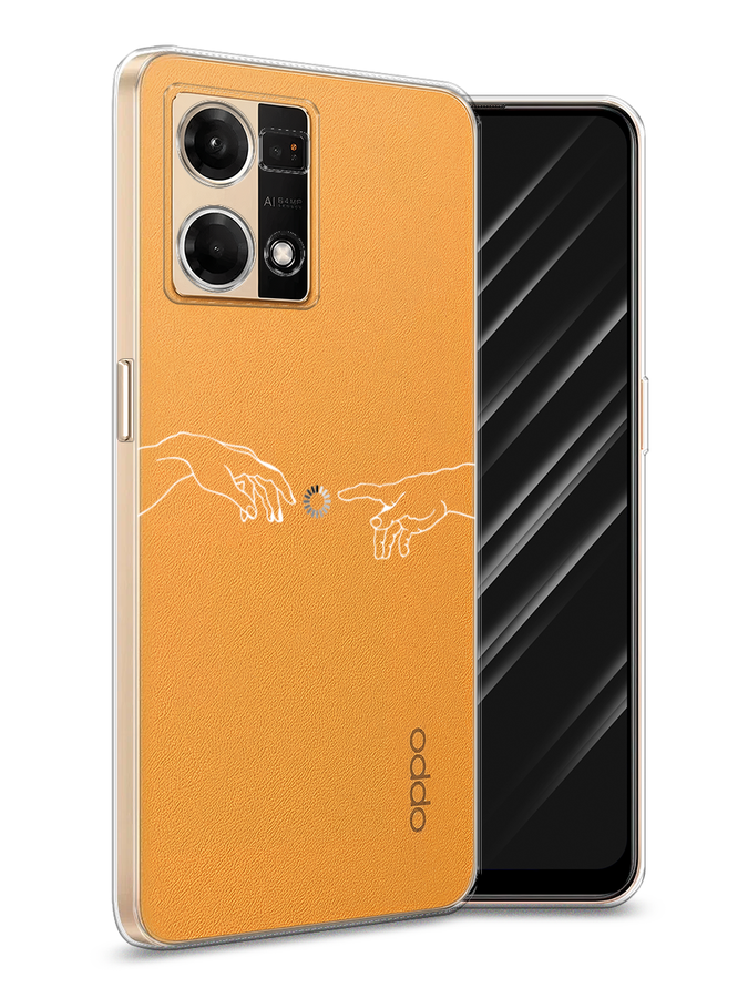 

Чехол Awog на Oppo Reno 7 4G/8 4G "Ромашковое поле", Разноцветный