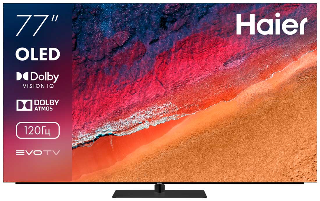 

Телевизор Haier 77 S9 Pro, 77"(195 см), UHD 4K, Черный, 77 S9 Pro