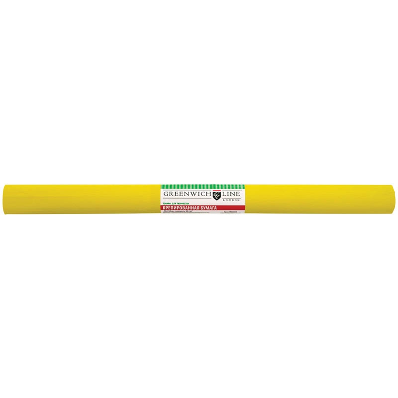 

Бумага крепированная 50*250 см, 32 г/м2, жёлтая, в рулоне, CR25012