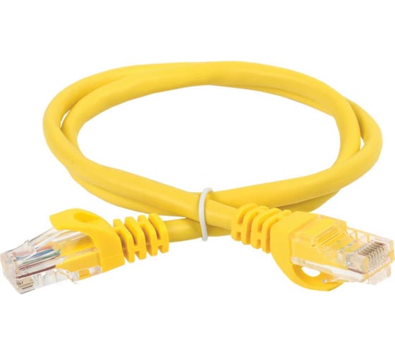 

Шнур коммутационный кат. 6 UTP PVC 2м желтый | код PC05-C6U-2M | ITK (1 шт.)