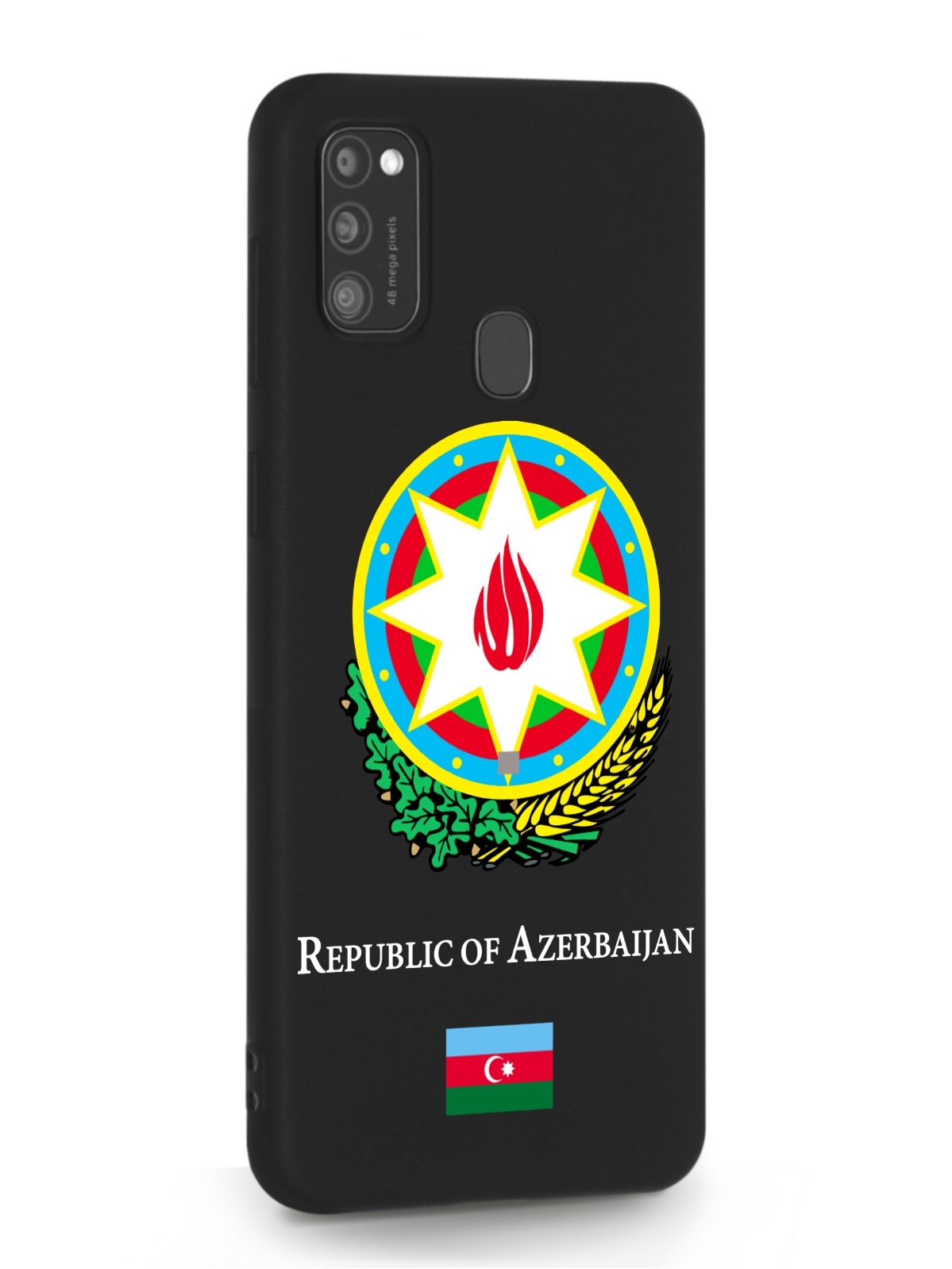 фото Чехол signumcase для samsung galaxy m21 герб азербайджана черный