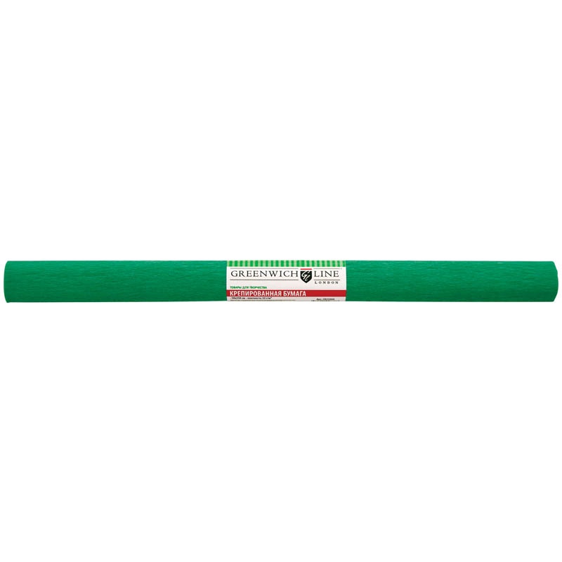 

Бумага крепированная 50*250 см, 32 г/м2, тёмно-зелёная, в рулоне, CR25072
