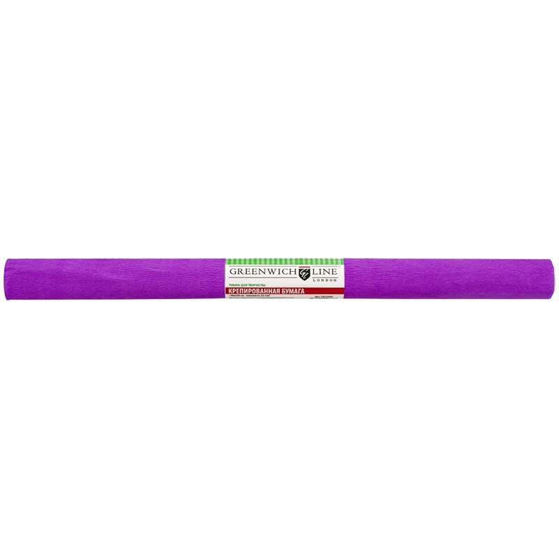 

Бумага крепированная 50*250 см, 32 г/м2, ярко-сиреневая, в рулоне, CR25172