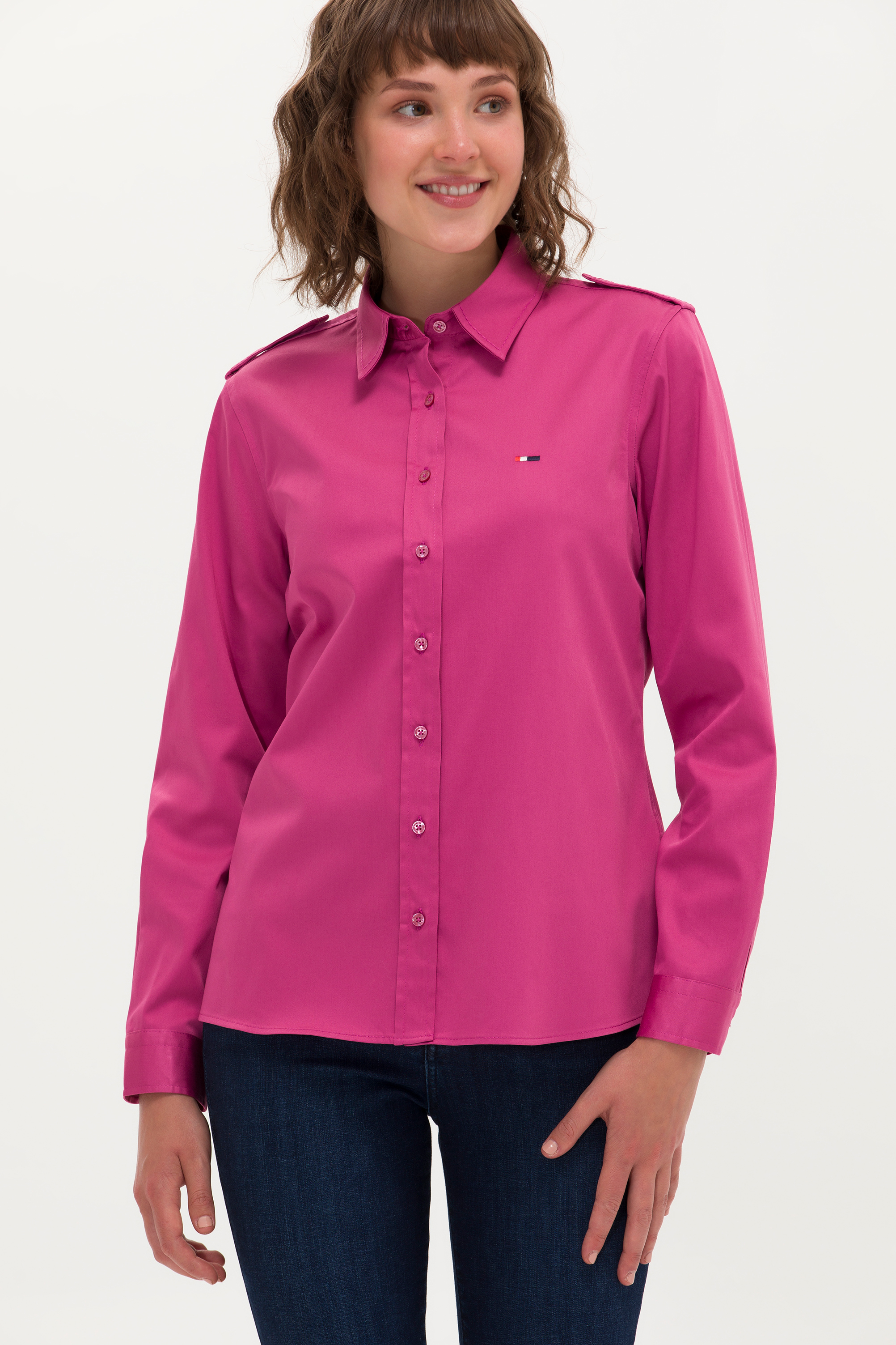 

Рубашка женская U.S. POLO Assn. G082SZ0040GRINO розовая 40, Розовый, G082SZ0040GRINO