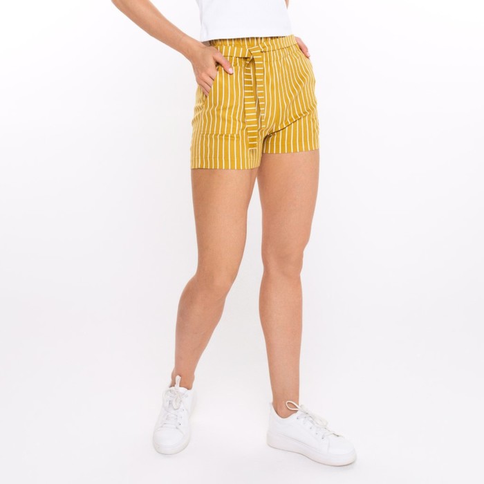 Повседневные шорты женские Натали Р00002677 желтые 50 RU