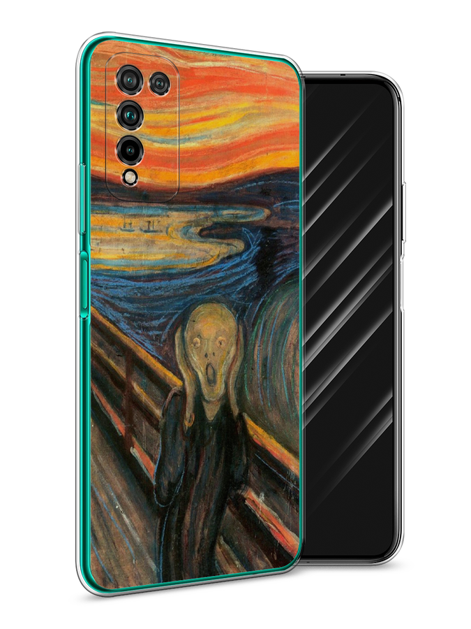 

Чехол Awog на Honor 10X Lite "Крик", Оранжевый;синий;серый, 6104650-9