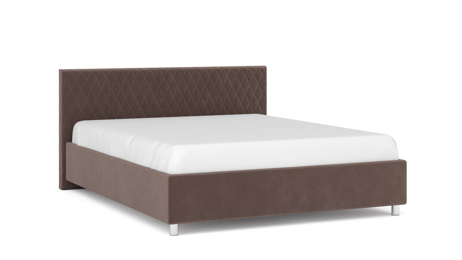 

Кровать Askona Gwen I Sky Velvet 02 120х200, Бежевый
