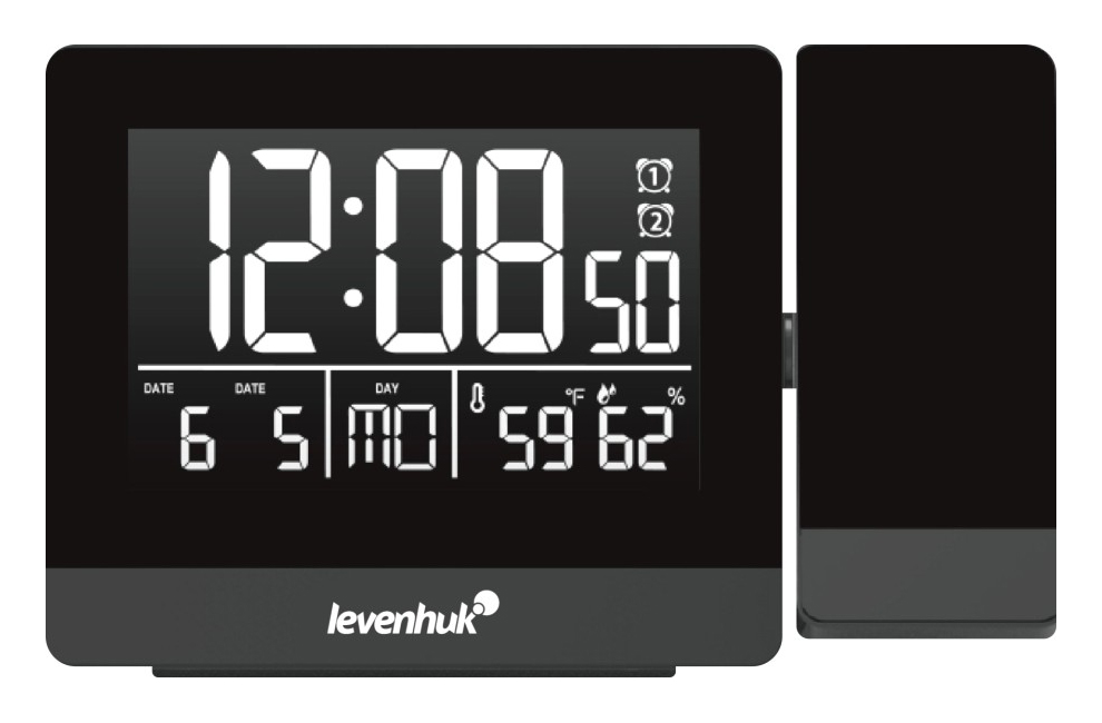 фото Часы-термометр levenhuk (левенгук) wezzer base l70 с проектором