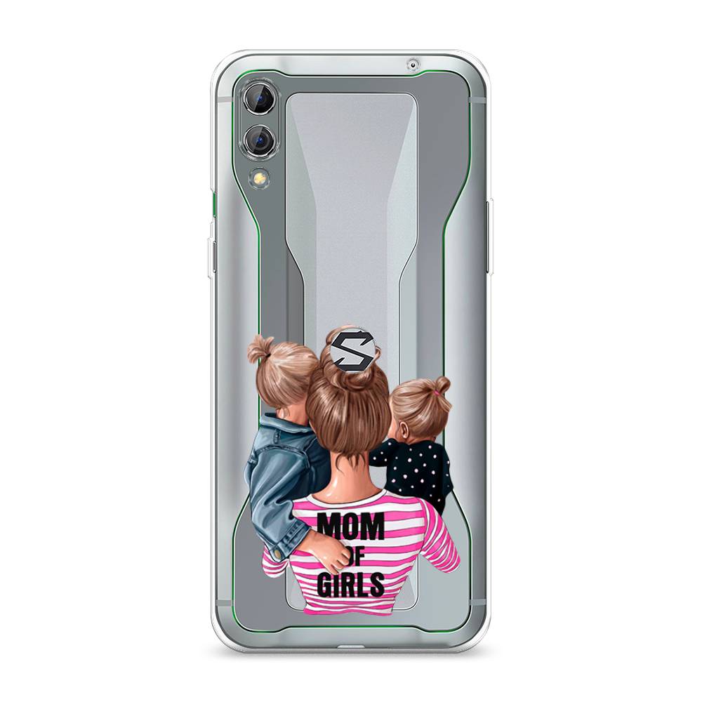 

Чехол Awog на Xiaomi Black Shark 2/2 Pro "Mom of Girls", Разноцветный, 36350-6