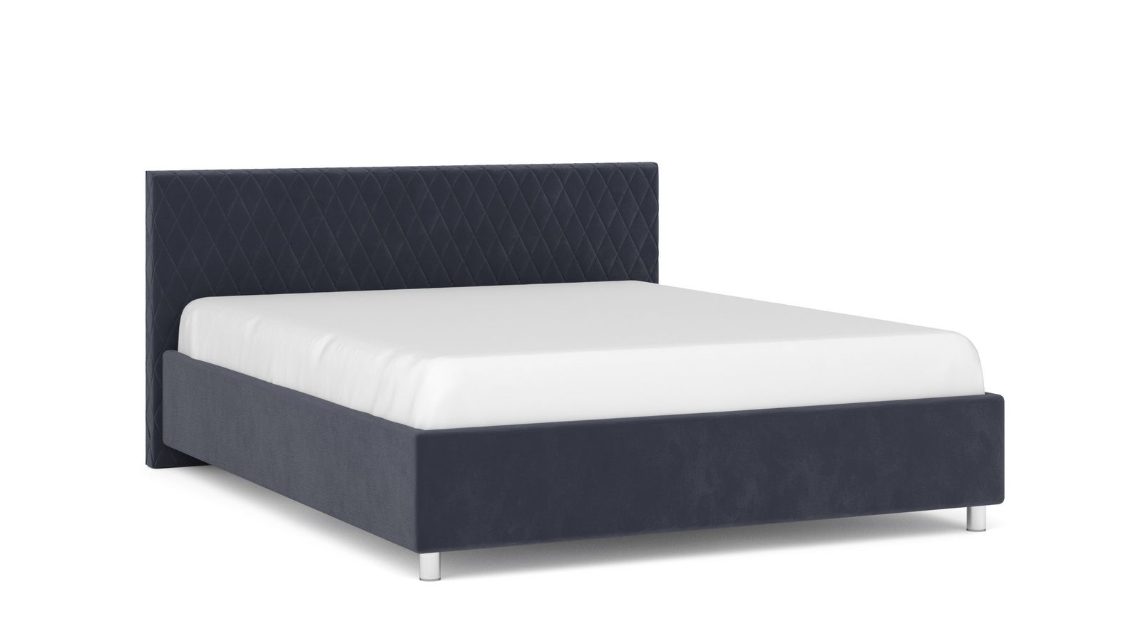 

Кровать Askona Gwen I Sky Velvet 40 120х200, Синий