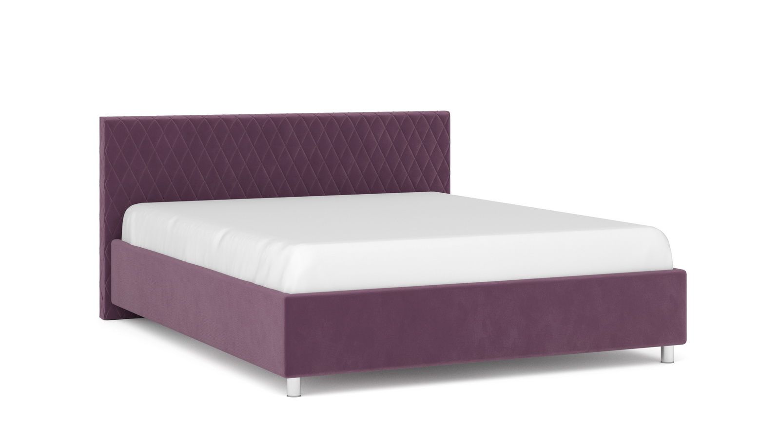 

Кровать Askona Gwen I Sky Velvet 10 140х200, Фиолетовый