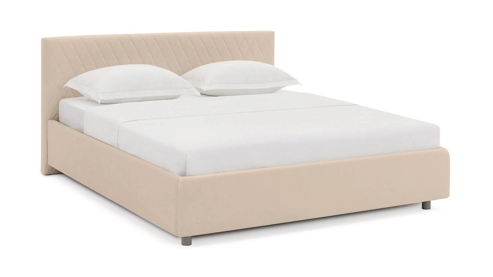 

Кровать Askona Gwen I Sky Velvet 03 140х200, Бежевый