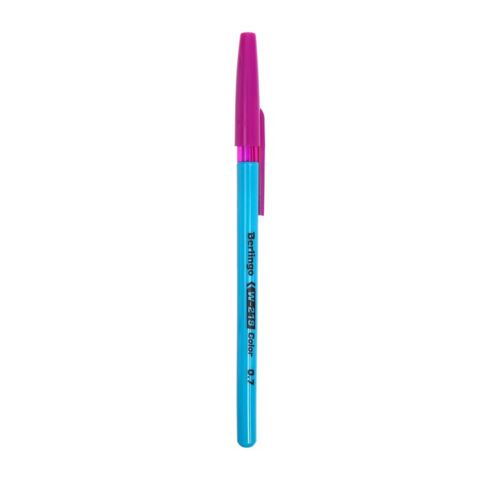 

Ручка шариковая W-219 Color, узел 0.7 мм, чернила синие, микс(50 шт.)
