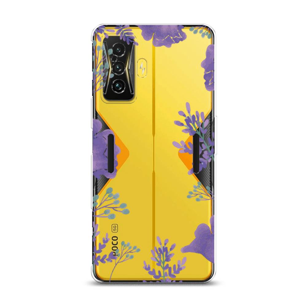 

Чехол Awog на Xiaomi Redmi K50 GE/F4 GT "Сиреневая цветочная рамка", Разноцветный, 314950-8