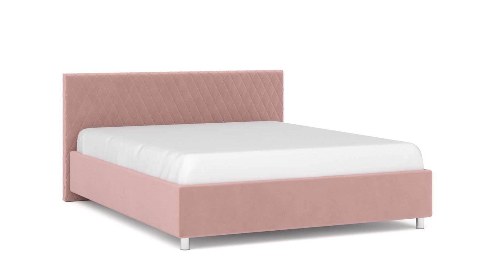 

Кровать Askona Gwen I Sky Velvet 01 140х200, Розовый