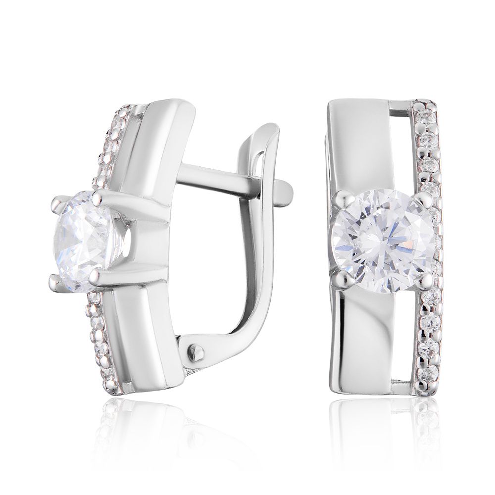 

Серьги из серебра с фианитами ЮВЕЛИР КАРАТ 2128970/92, 2128970/92