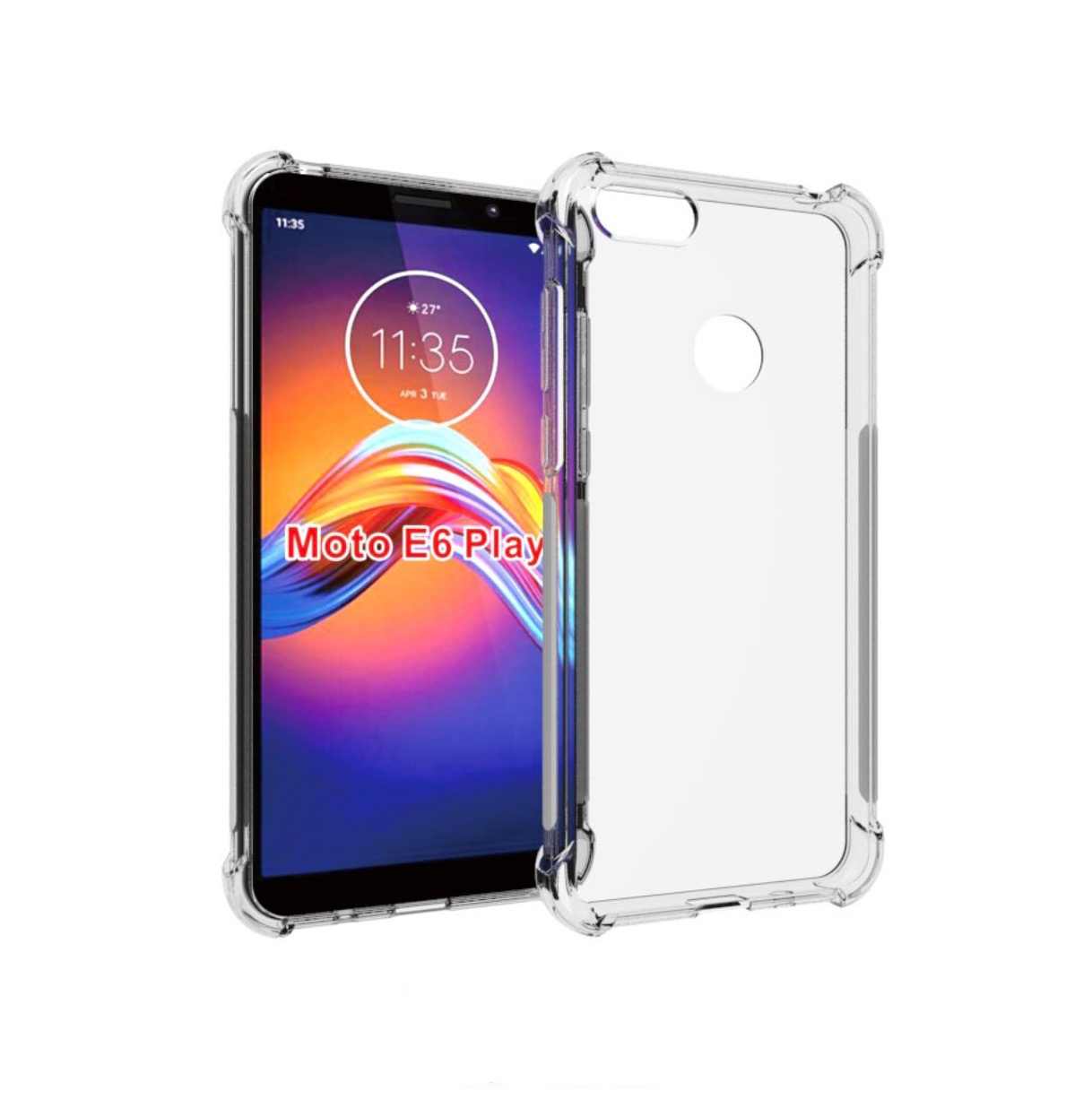 

Чехол накладка MyPads Tocco для Motorola Moto E6 Play прозрачный