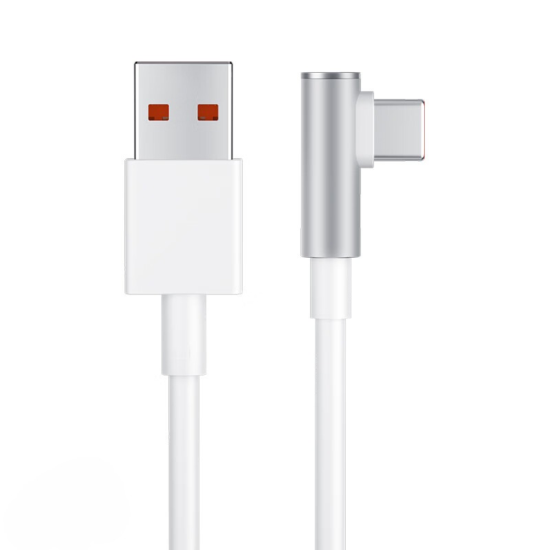 Кабель USB - USB-A/Type-C Xiaomi L-shaped Data Cable 1.5 м белый