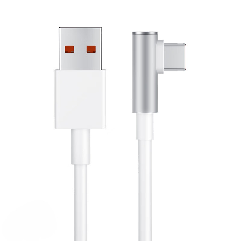 фото Кабель usb - usb-a/type-c xiaomi l-shaped data cable 1.5 м белый