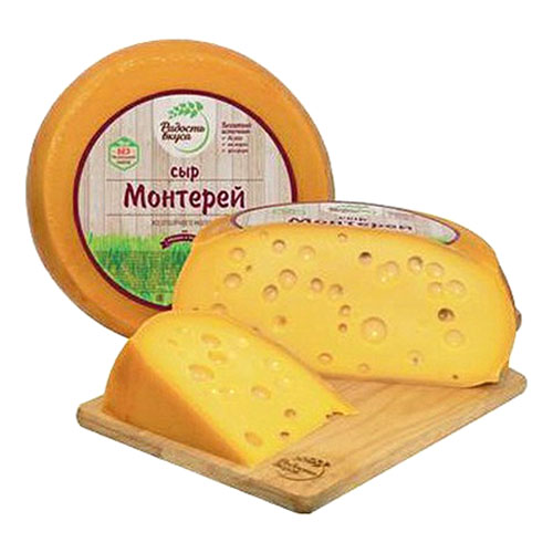 

Сыр полутвердый Радость Вкуса Монтерей 45% БЗМЖ
