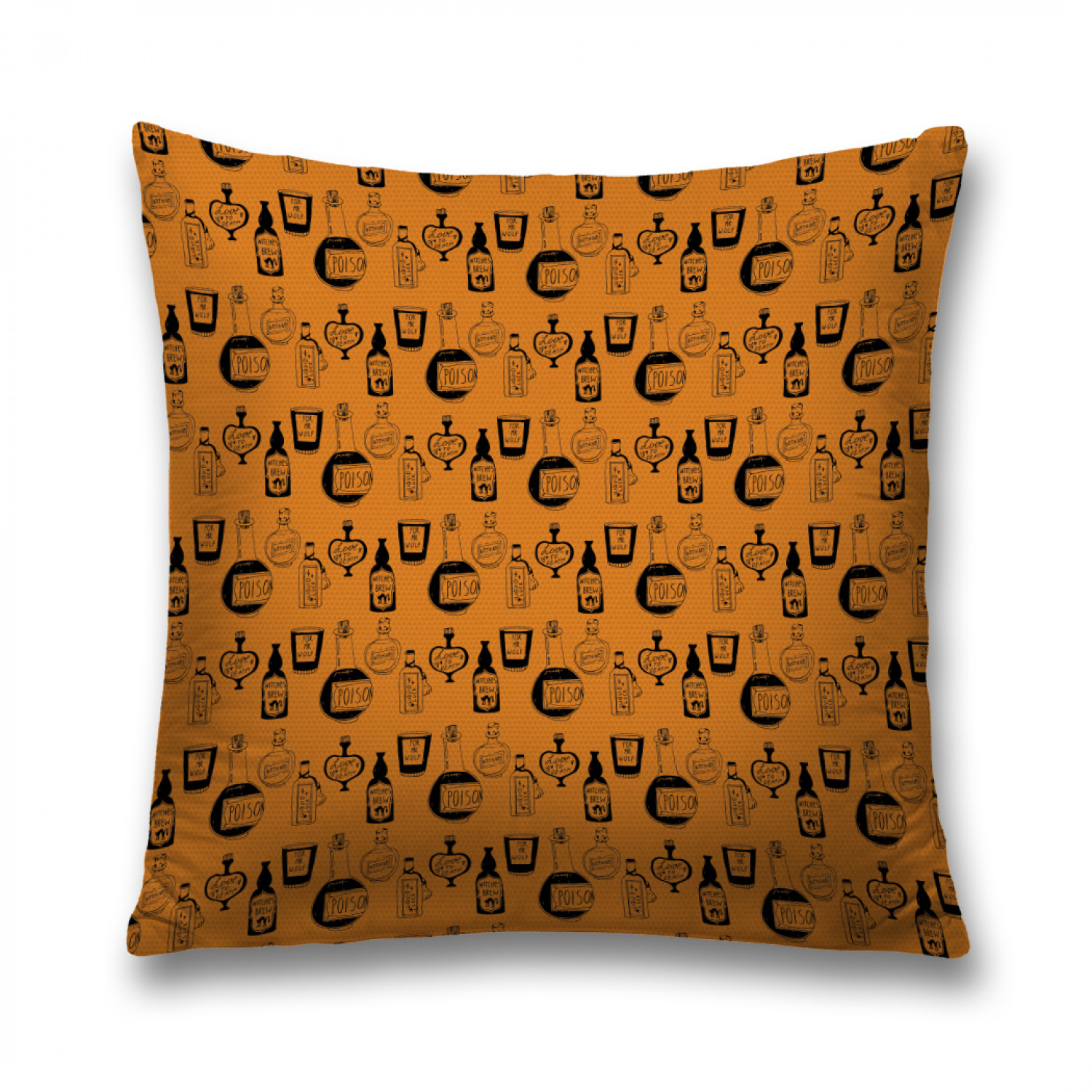 

Наволочка декоративная JoyArty "Парфюм во флаконах" на молнии, 45x45 см, Оранжевый, Парфюм во флаконах