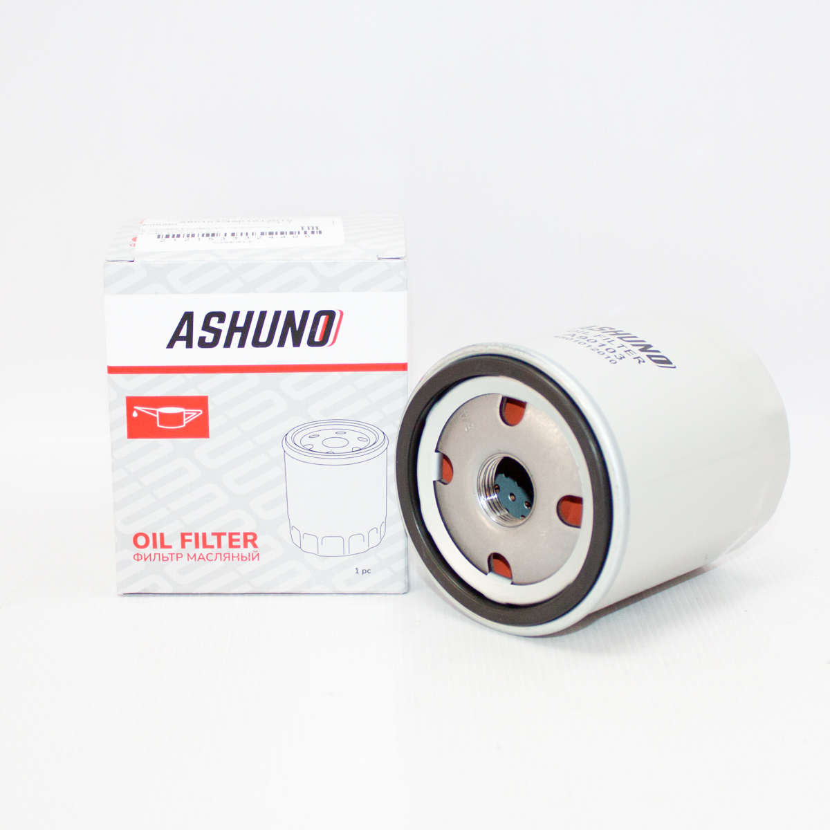 Фильтр масляный двигателя ASHUNO A90103 CHERY Tiggo 4 7 Pro 8 Amulet Bonus 4801012010