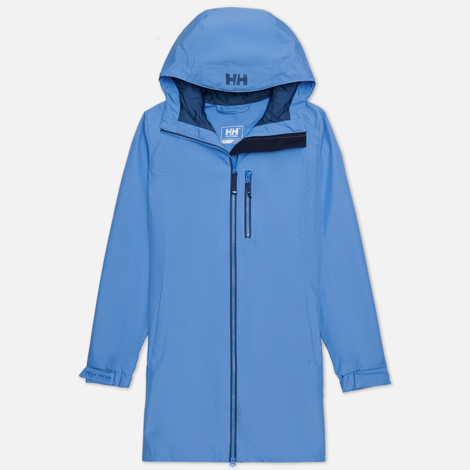 

Женская куртка дождевик Helly Hansen Long Belfast 3/4 Length голубой, Размер XS, Long Belfast 3/4 Length