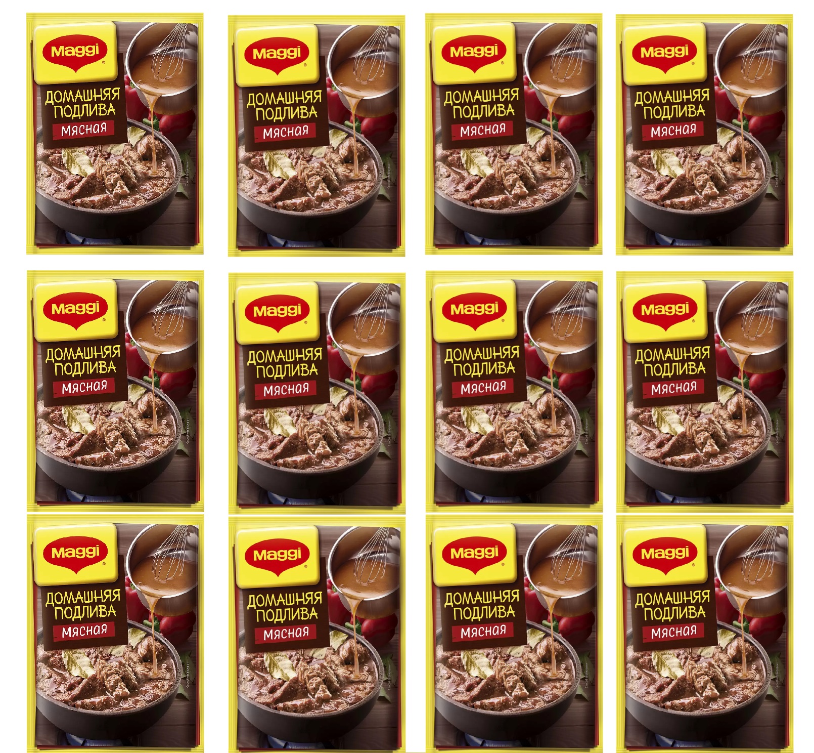 

Смесь приправ Maggi специй Подлива Домашняя Мясная, 90 г х 12 шт, Подлива Домашняя Мясная