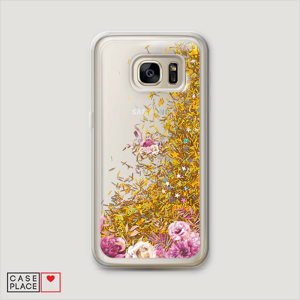 

Чехол Awog на Samsung Galaxy S6 "Нежные розовые цветы", Бежевый, 24390-1