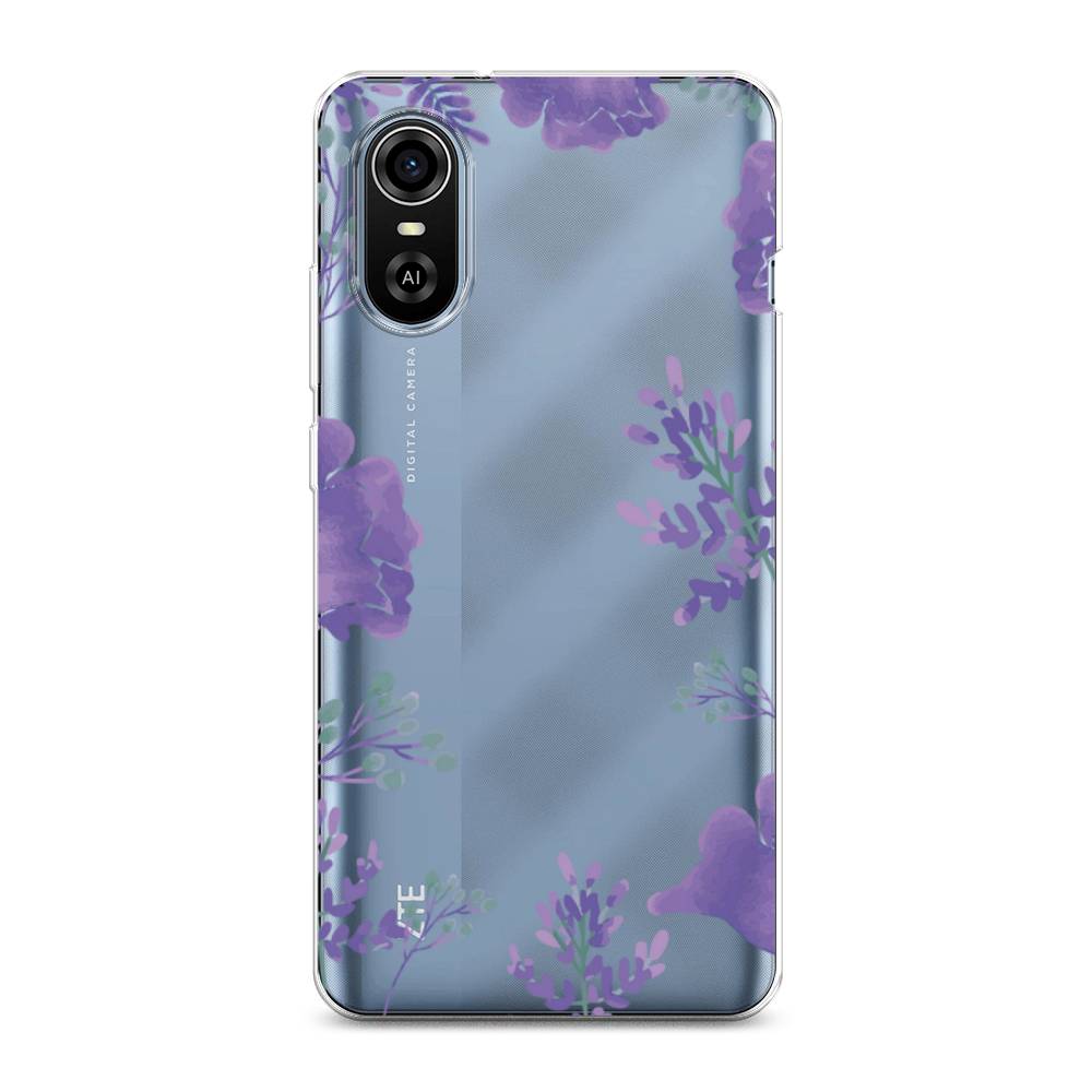 

Чехол Awog на ZTE Blade A31 Plus / ЗТЕ Блэйд A31 Plus "Сиреневая цветочная рамка", Разноцветный, 135750-8