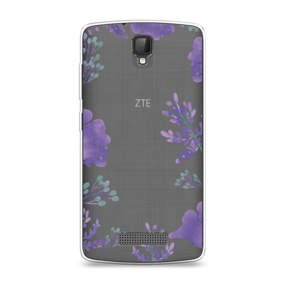 

Чехол Awog на ZTE Blade L5 (L5 Plus) / ЗТЕ Блэйд L5 (L5 Plus) "Сиреневая цветочная рамка", 130350-8
