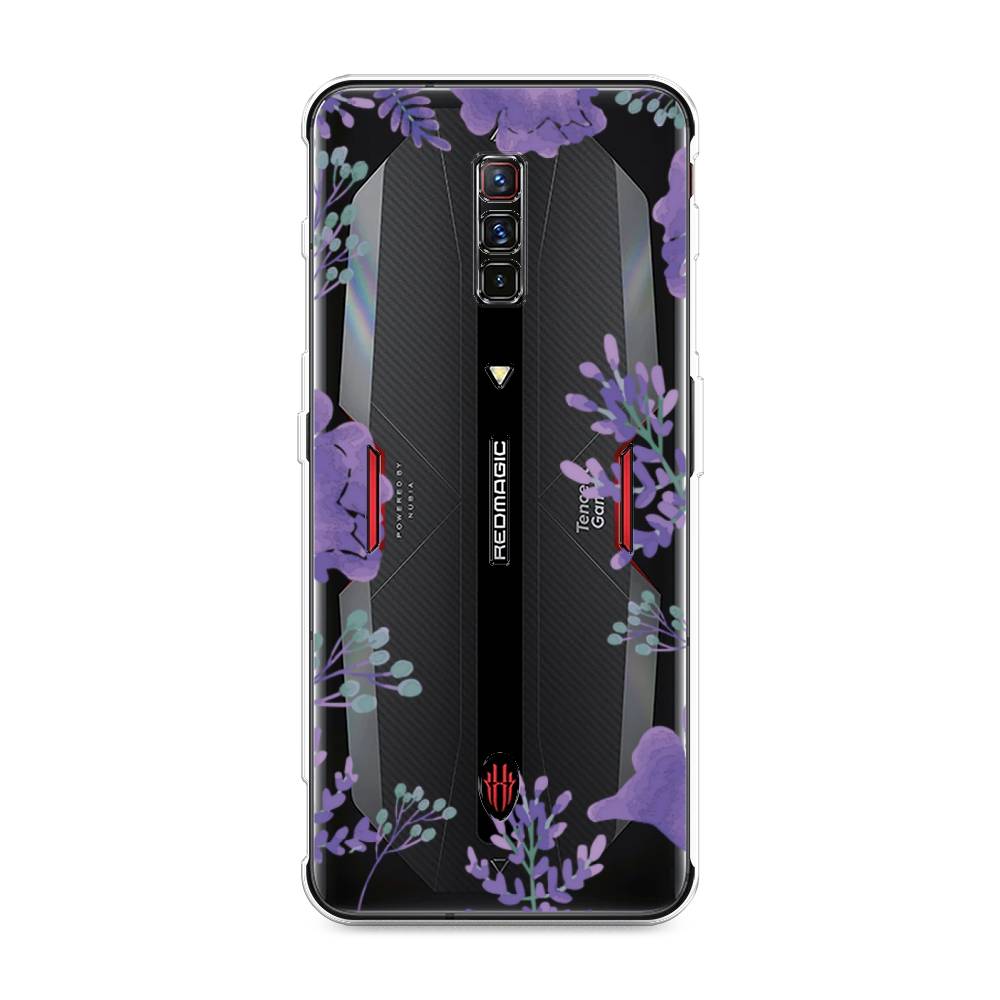 

Чехол Awog на ZTE Nubia Red Magic 6 / ЗТЕ Нубиа Ред Мэджик 6 "Сиреневая цветочная рамка", Разноцветный, 135150-8