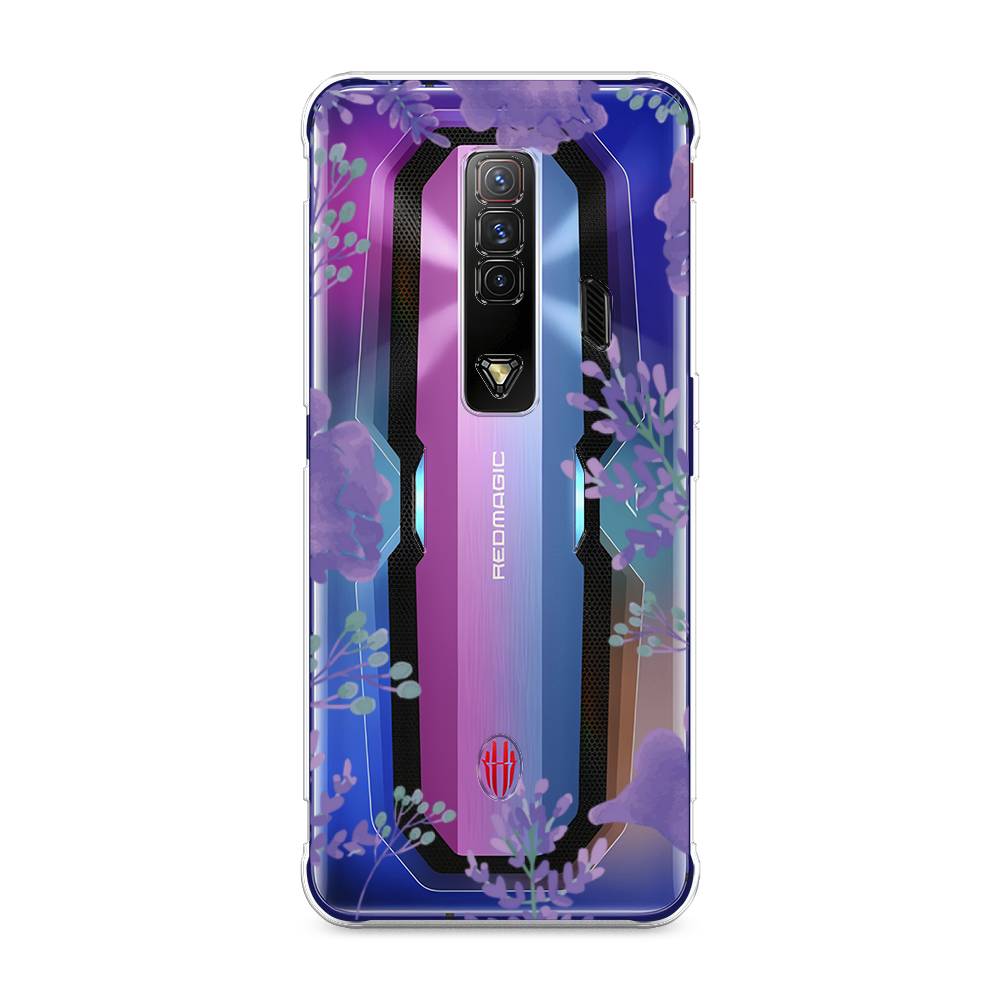 

Чехол Awog на ZTE Nubia Red Magic 7 / ЗТЕ Нубиа Ред Мэджик 7 "Сиреневая цветочная рамка", Разноцветный, 135950-8