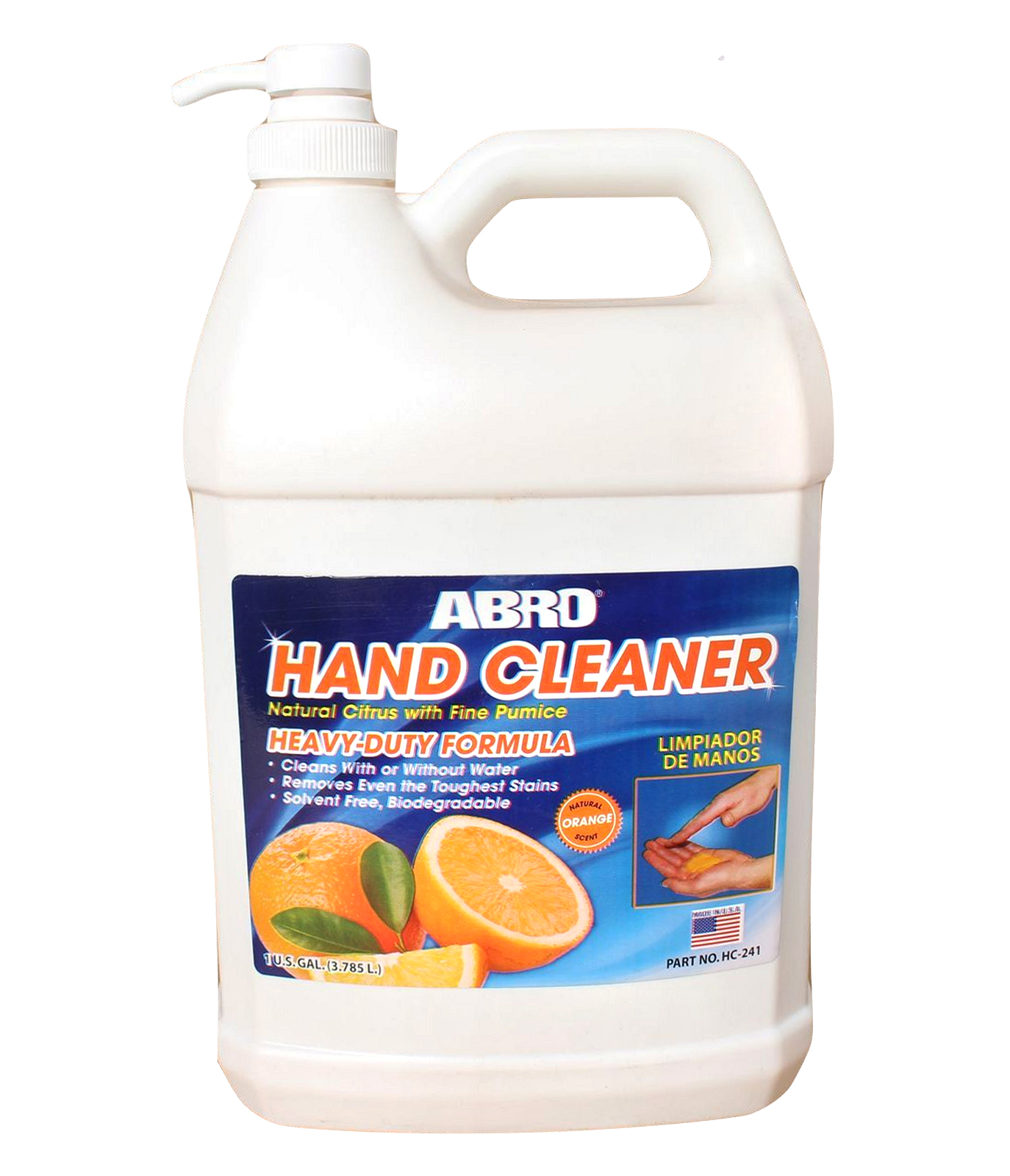 Очиститель рук ABRO апельсин HC-241 3,785л