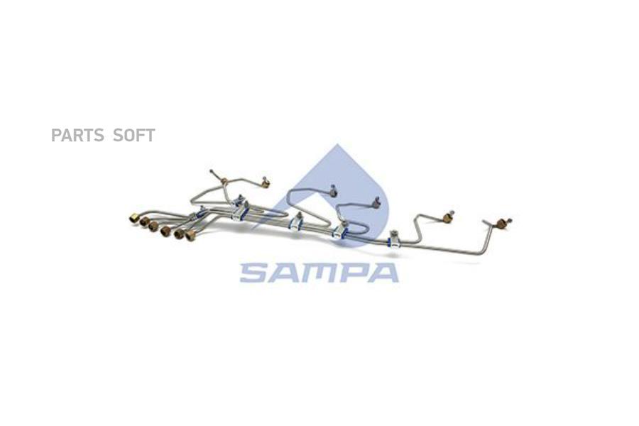 

020.707_Трубка Топливная Комплект На 1 6 Цил SAMPA 020707
