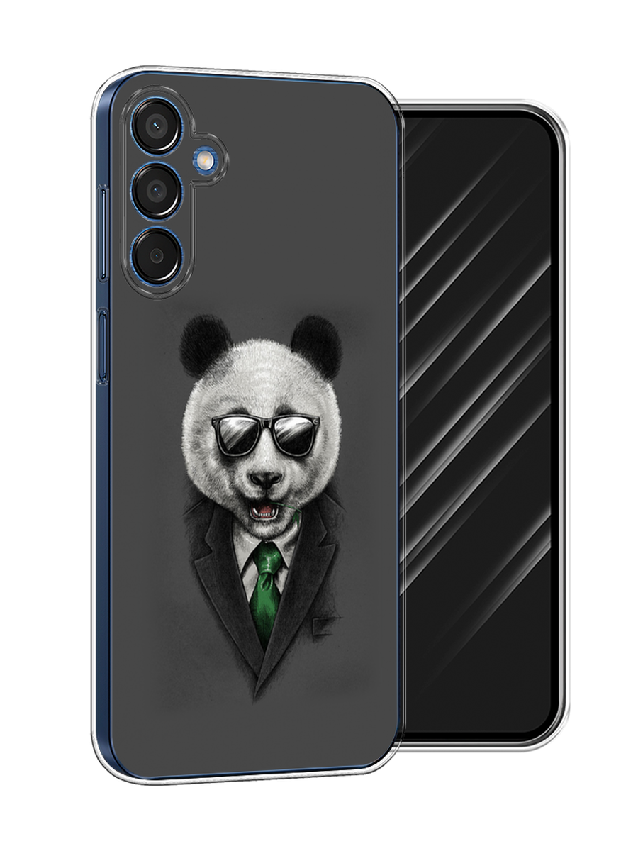 

Чехол Awog на Samsung Galaxy M15 5G "Деловая панда", Серый;зеленый, 2109550-1