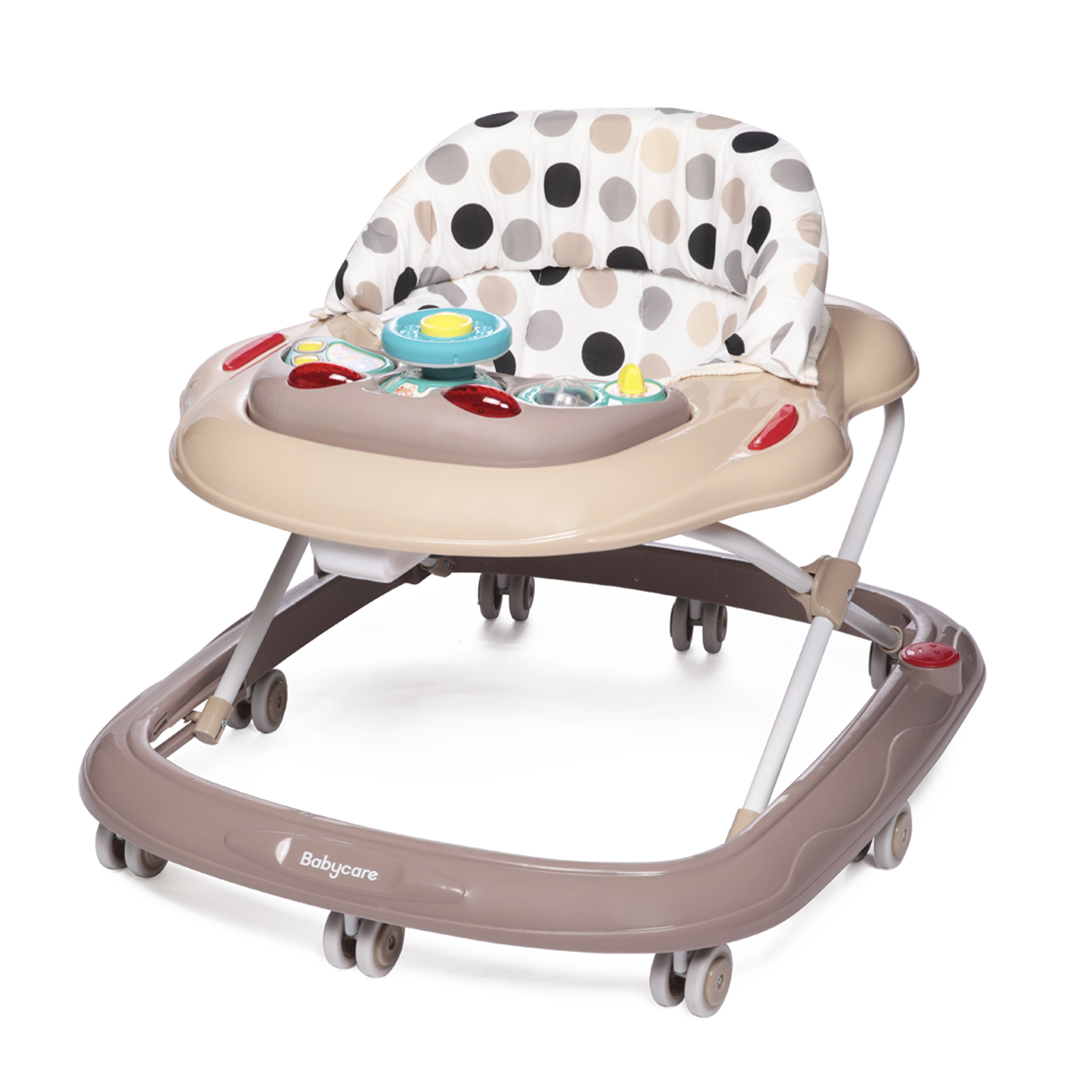 

Ходунки BabyCare BABYCARE Ходунки Pilot, бежевые точки