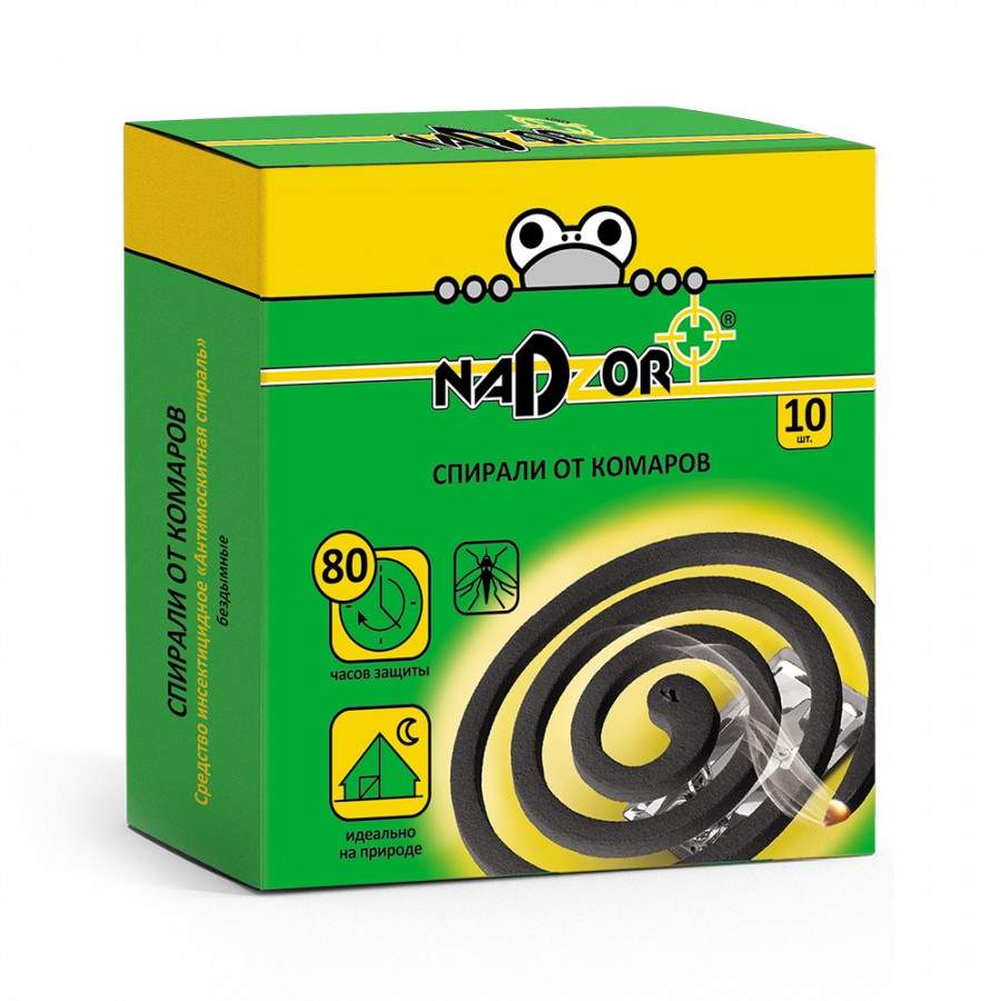 

Спирали от насекомых Nadzor 776474 опт_410206_5 10 шт., 776474