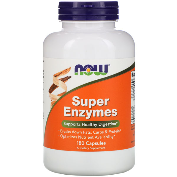 Купить Комплекс пищеварительных ферментов Super Enzymes NOW капсулы 180 шт.