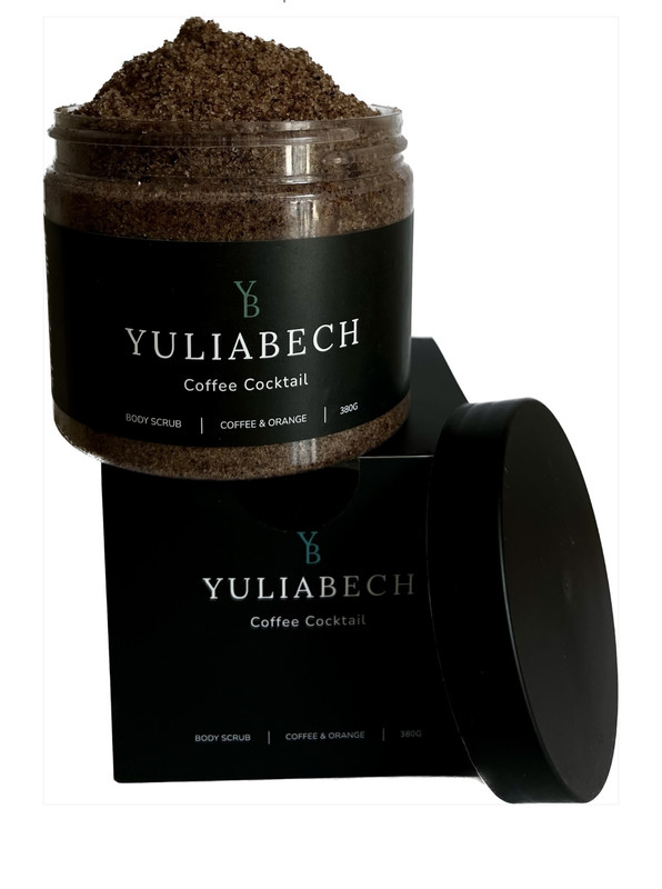 Кофейный скраб для тела YULIABECH антицеллюлитный Coffee Cocktail shine is антицеллюлитный кофейный скраб для тела с растворимыми микроиглами