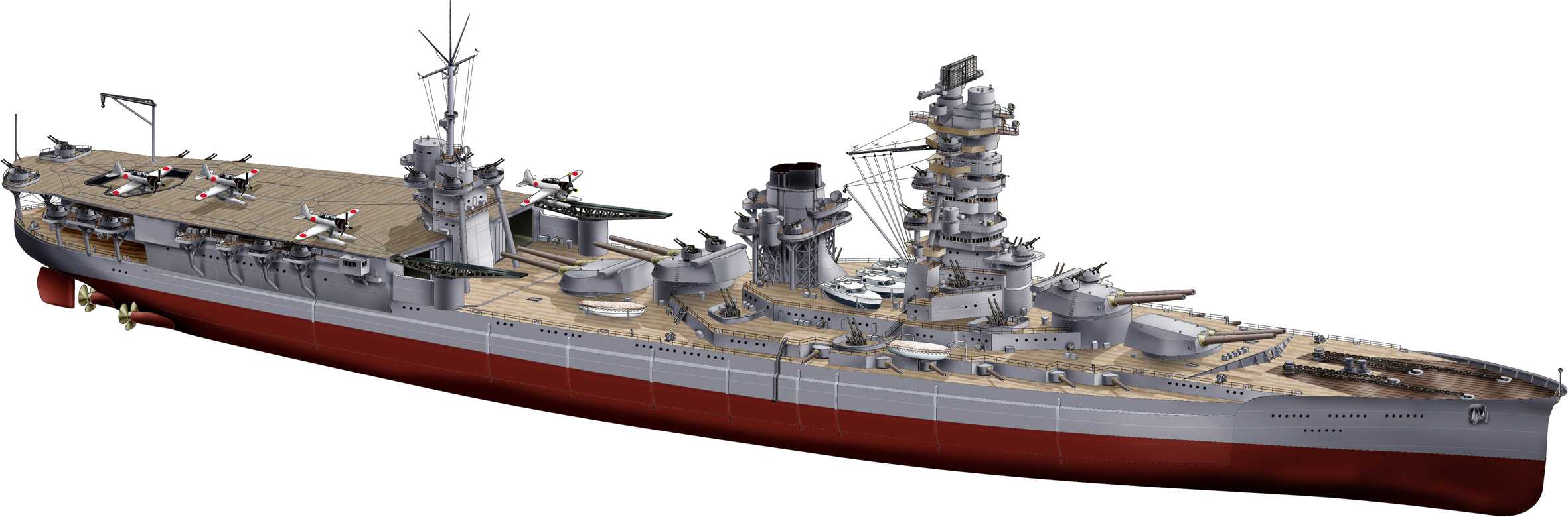 фото Сборная модель hasegawa 49110 линейный крейсер ijn hiei