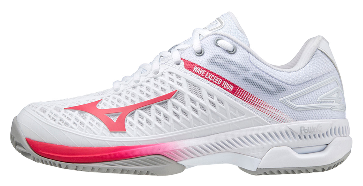 фото Кроссовки женские mizuno wave exceed tour 4 cc (w) белые 4.5 uk