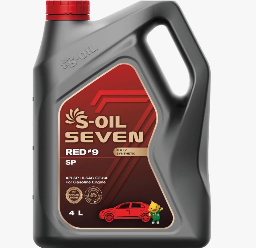 Моторное масло S-Oil синтетическое Seven Red #9 0W30 4л