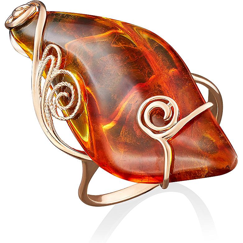 

Кольцо из золота р. , PLATINA jewelry 01-4870-00-271-1110-46, янтарь, 01-4870-00-271-1110-46