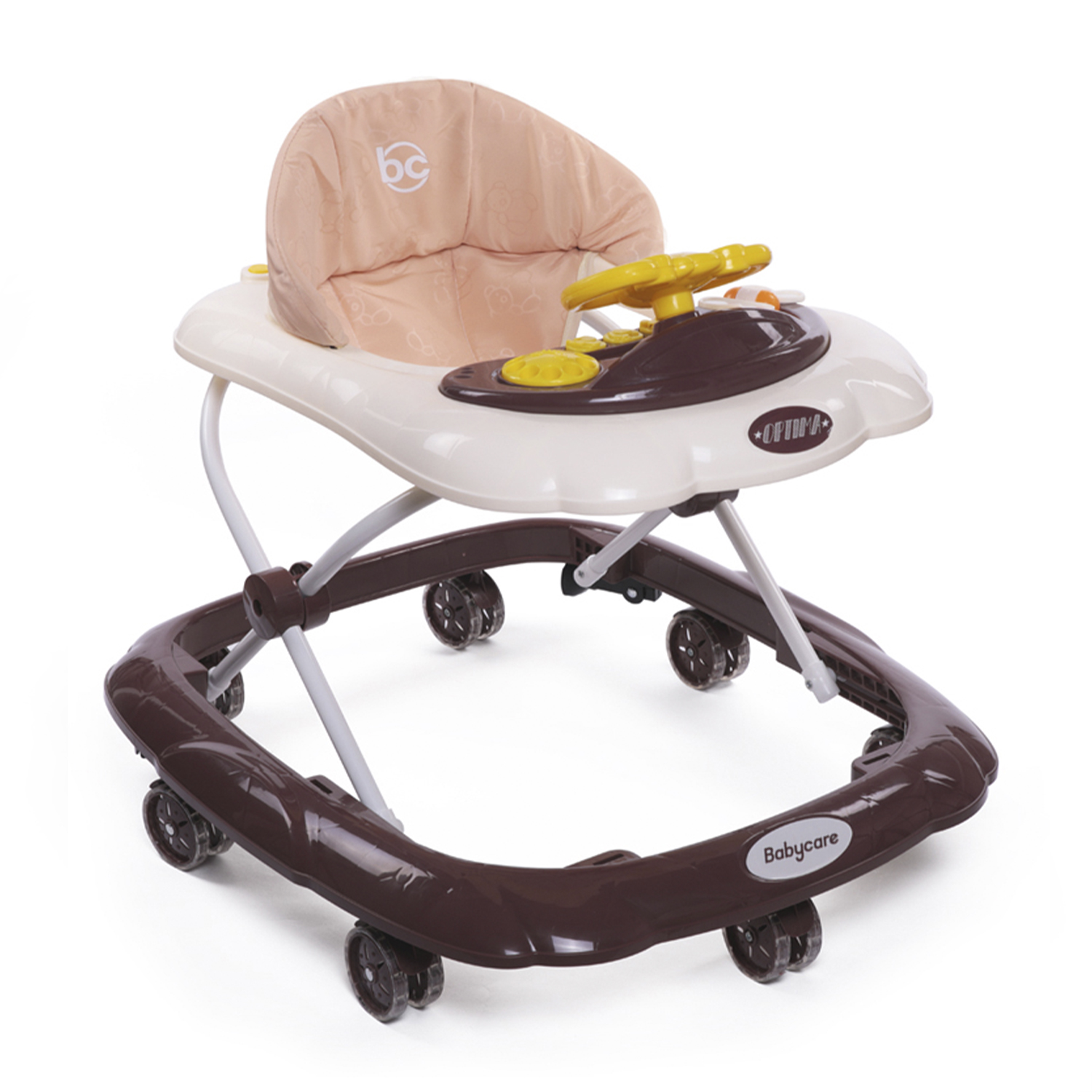 

Ходунки BabyCare Optima, белый шоколад, Коричневый