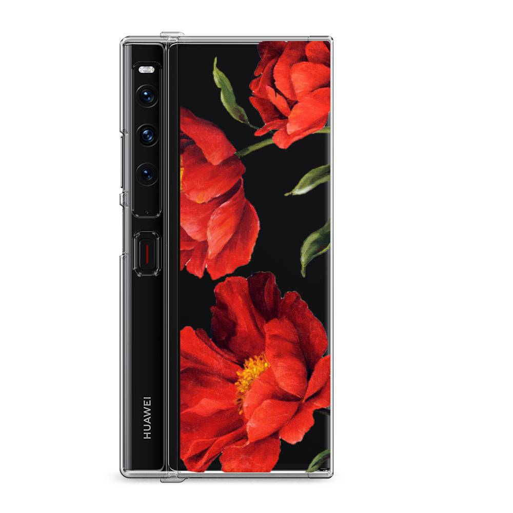 

Силиконовый чехол "Красные маки" на Huawei Mate Xs 2 / Хуавеи Мате Xs 2